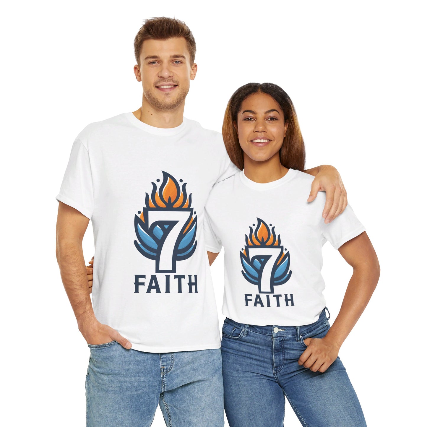 7 Faith T-Shirt White