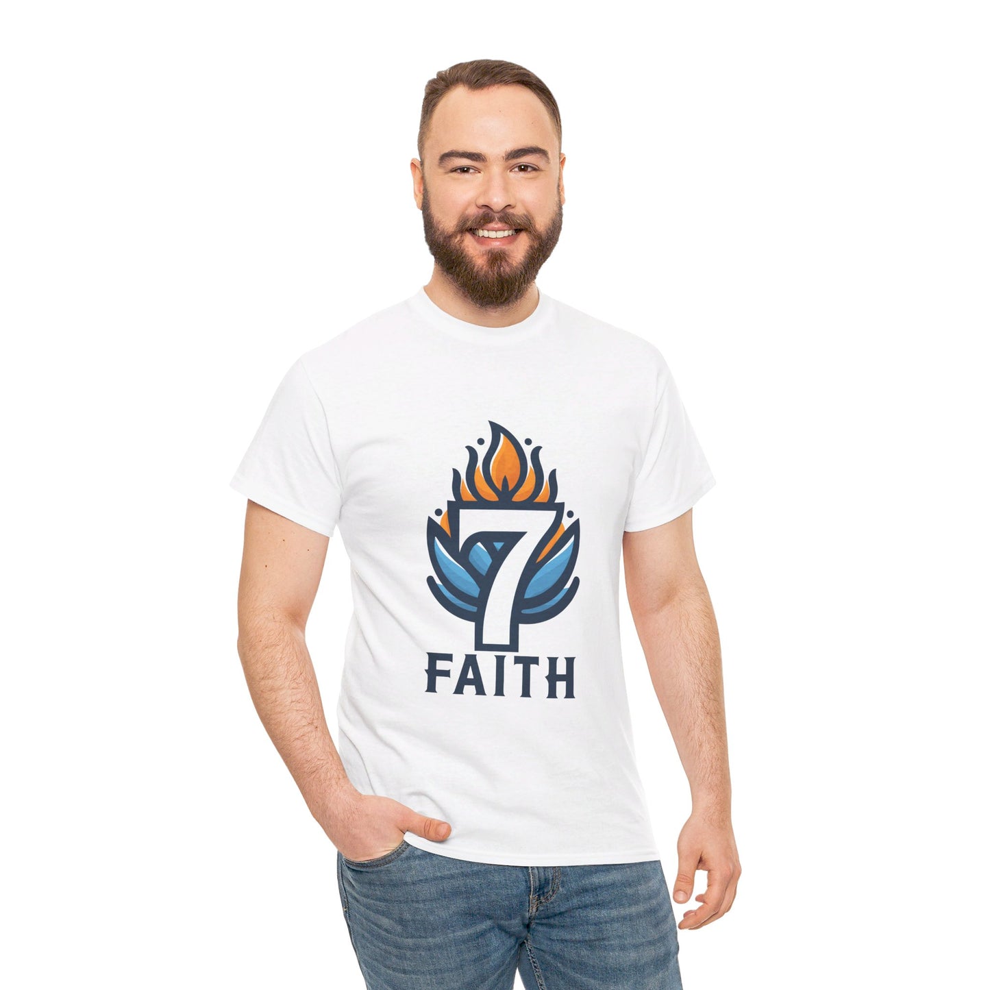 7 Faith T-Shirt White